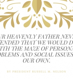 Week 7: Drawing the Power of Jesus Christ into Our Lives by President Russell M. Nelson